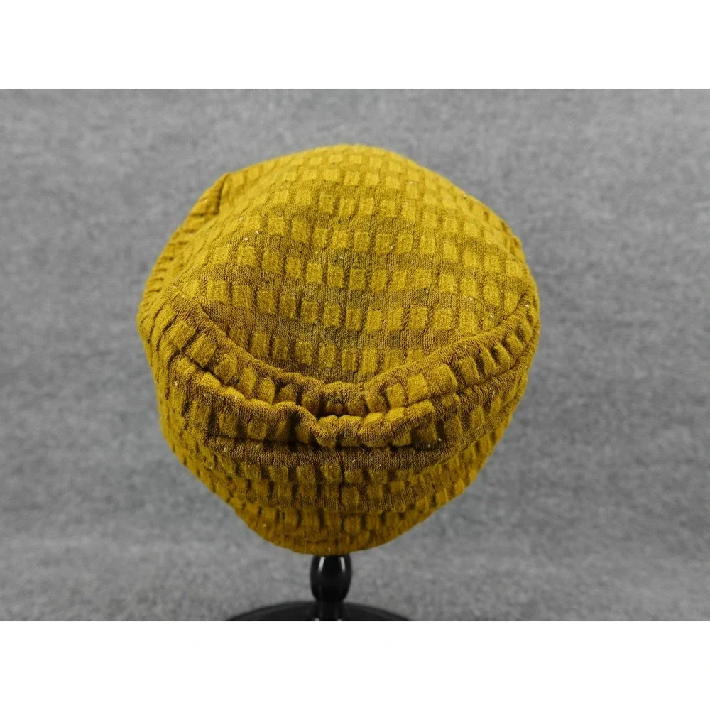 Studio Toms Twits Insolence Effecter Newsboy Hat Large‎ Mustard Yellow Excellent